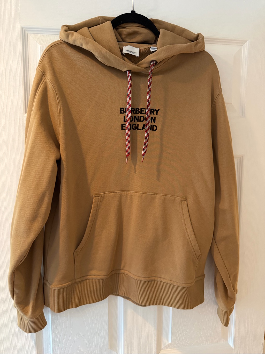 Burberry Camel Logo Hoodie